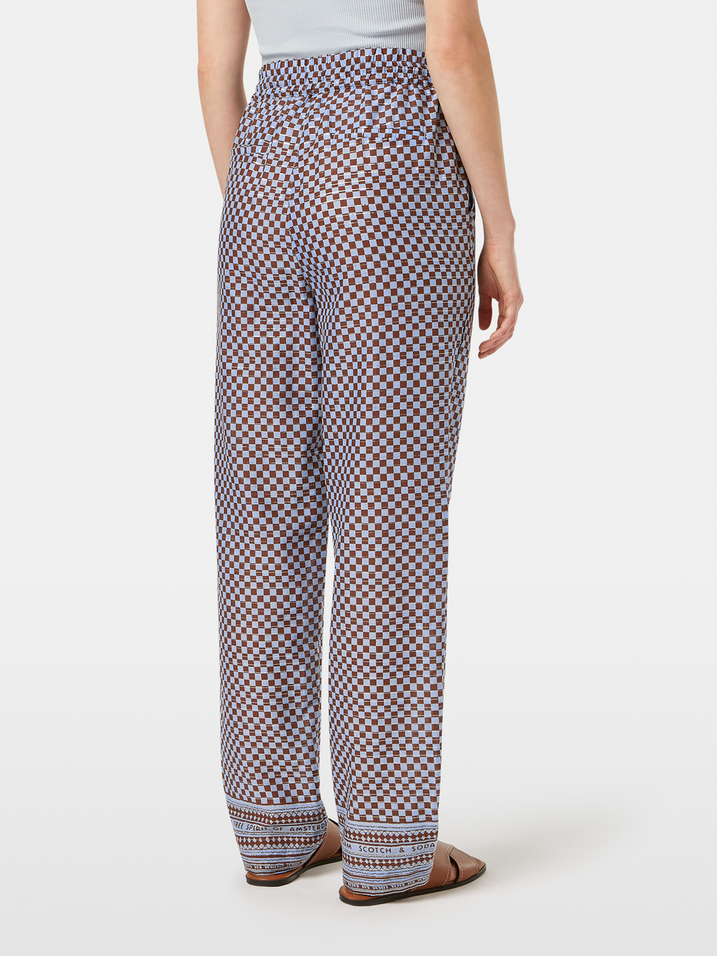 Mid-rise beach pant