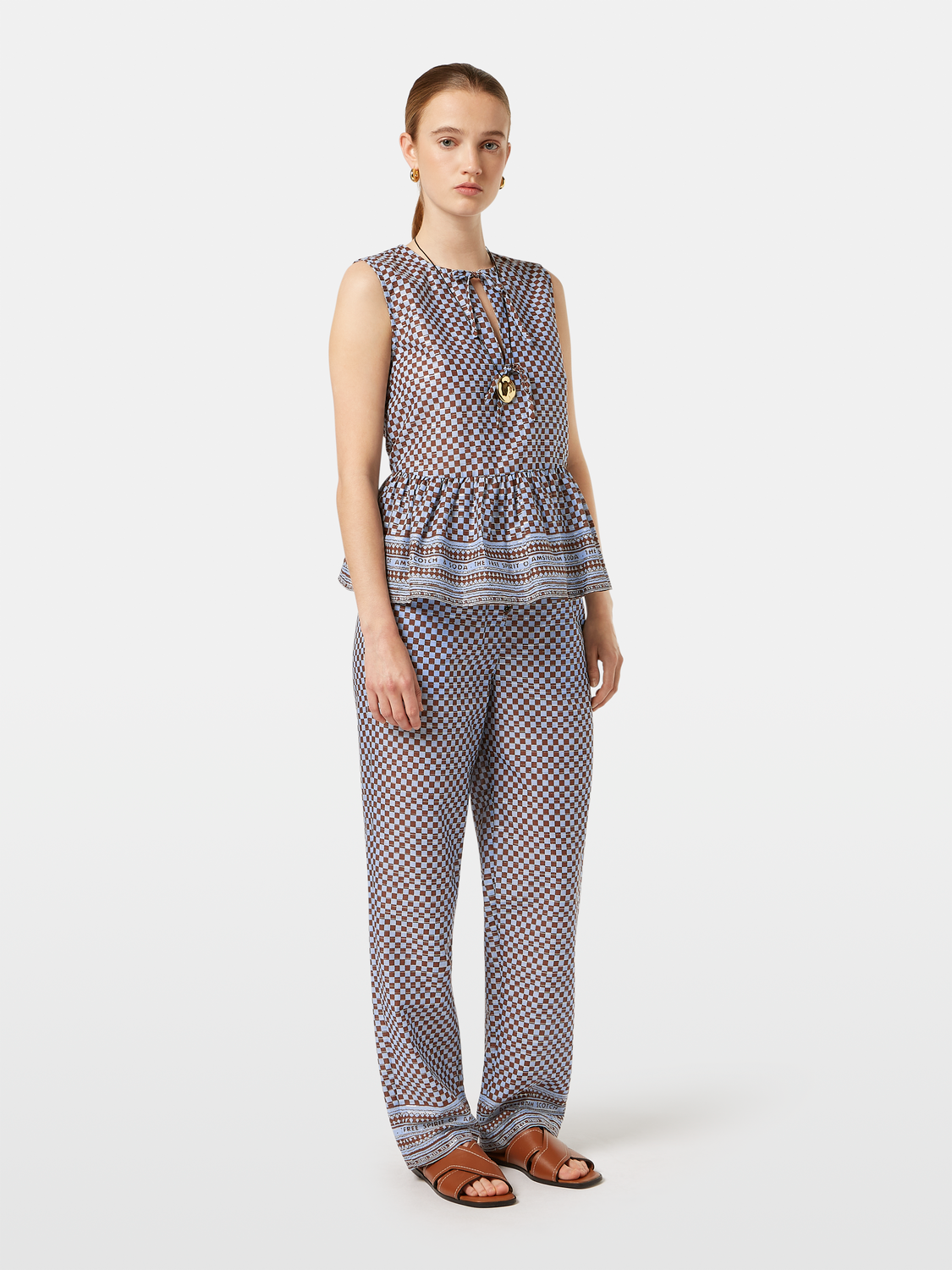 Mid-rise beach pant