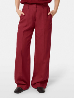 Edie high rise tailored wide-leg pant