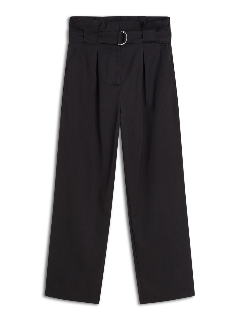 Daisy - High rise straight leg paperbag trousers