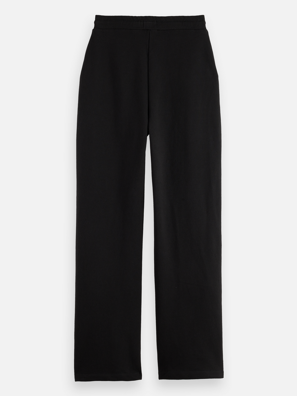 Artwork wide leg sweatpants - BLACK