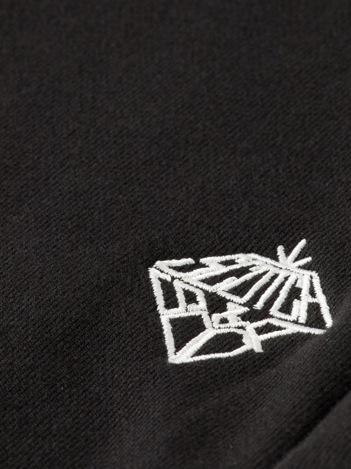 Artwork wide leg sweatpants - BLACK