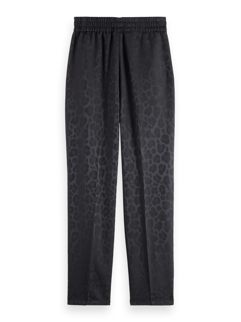 Maia mid rise tapered leg jacquard pant