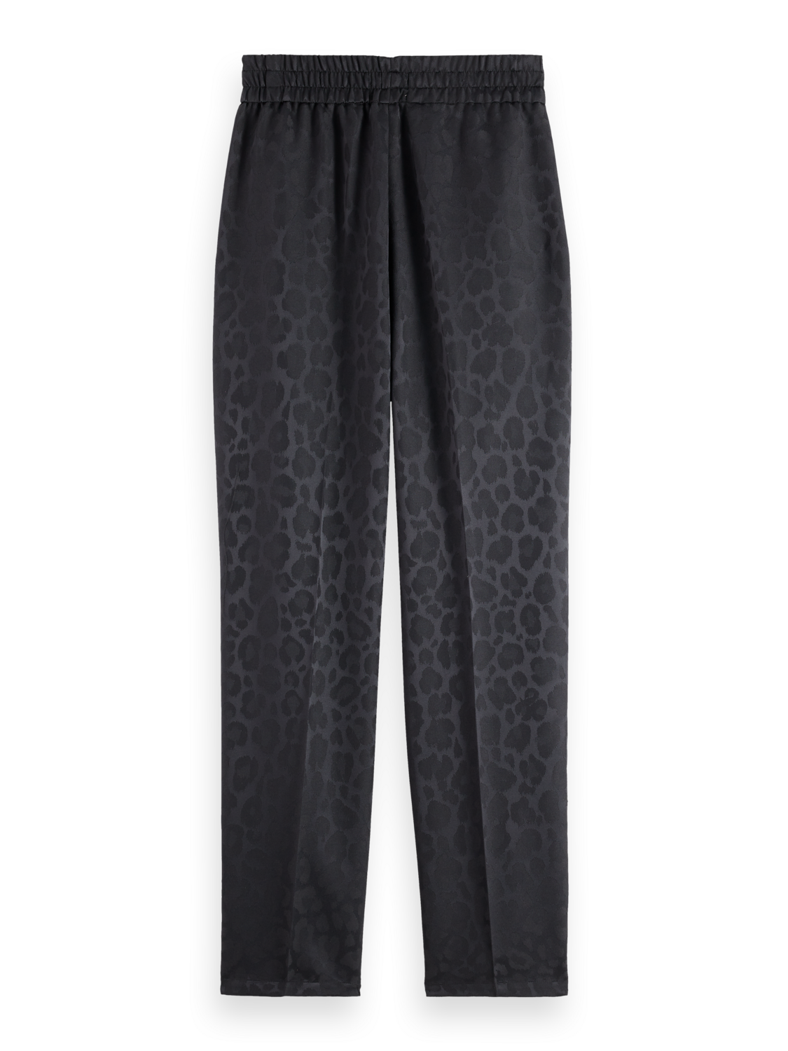 Maia mid rise tapered leg jacquard pant