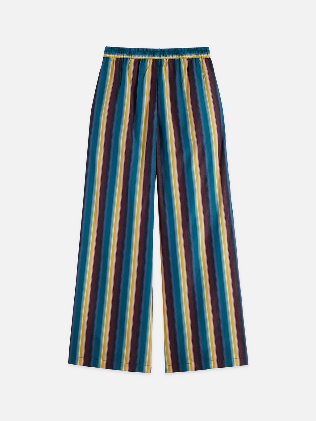 Eleni high rise wide leg striped pants