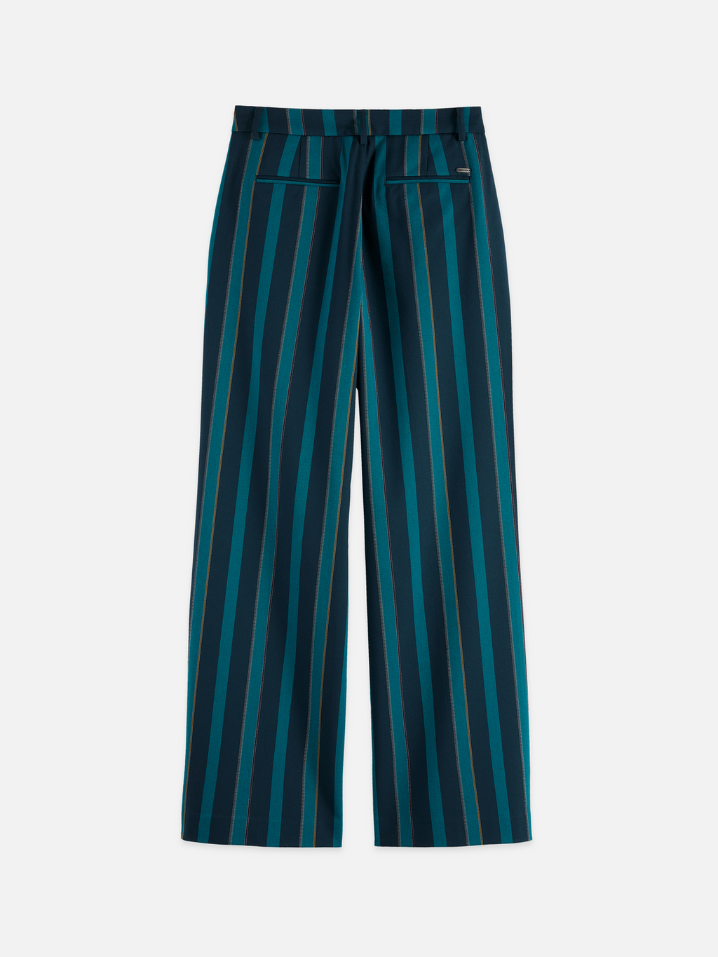 Edie high rise wide leg blanket stripe pants