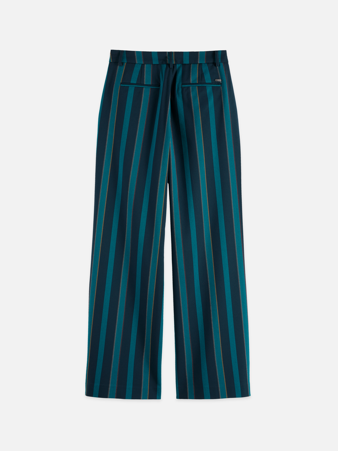 Edie high rise wide leg blanket stripe pants