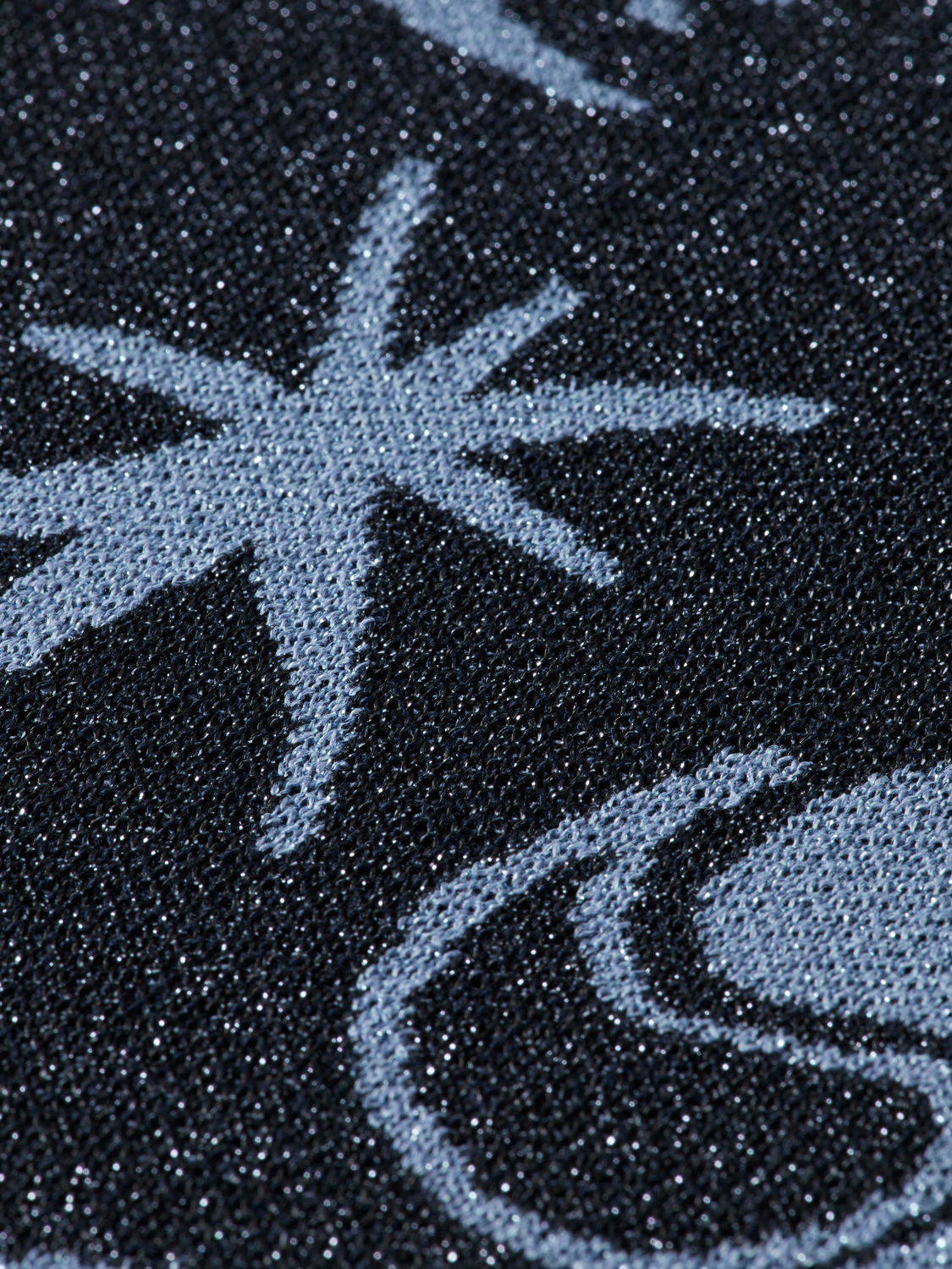 Jacquard knitted trousers