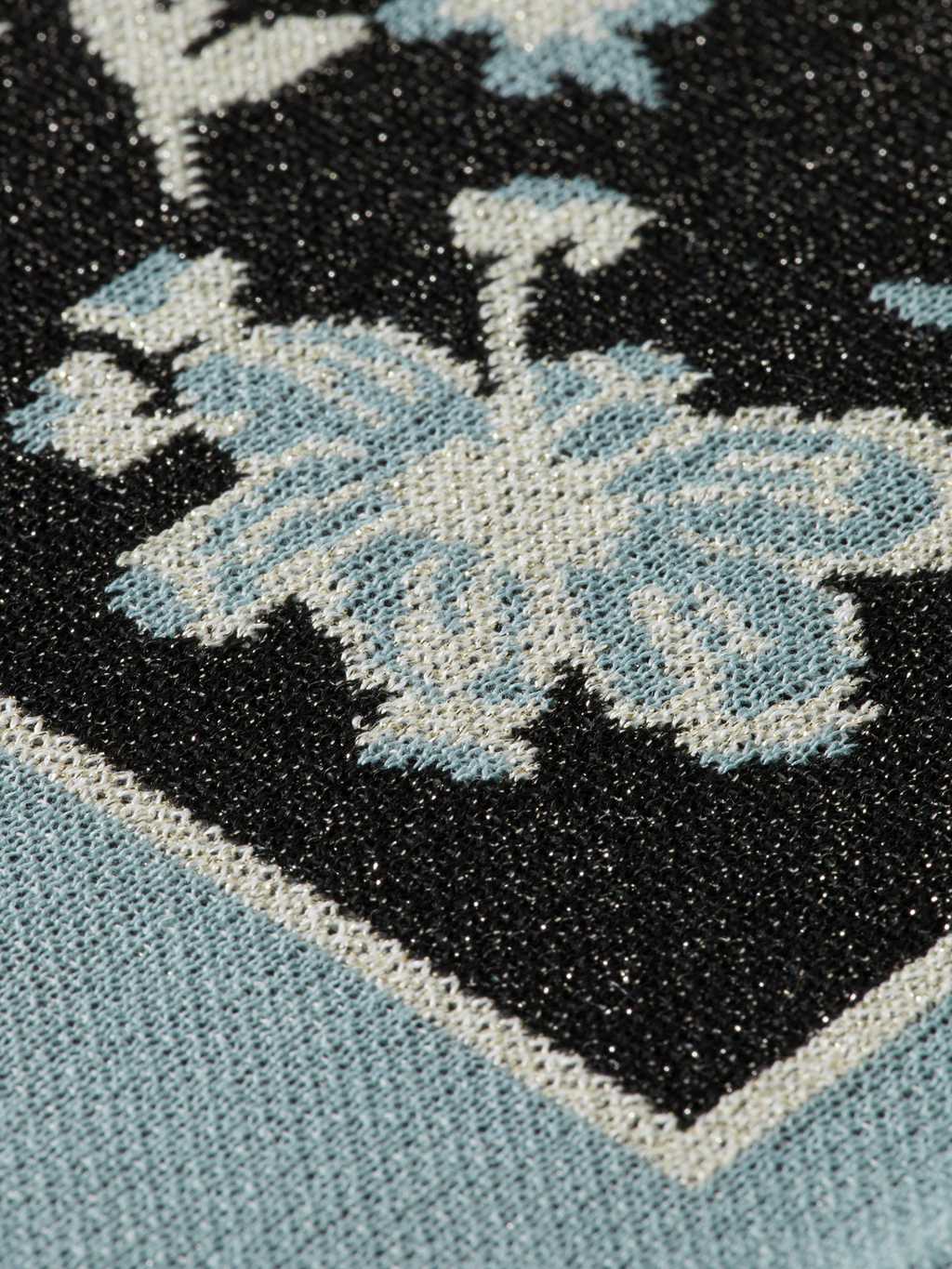 Jacquard knitted trousers