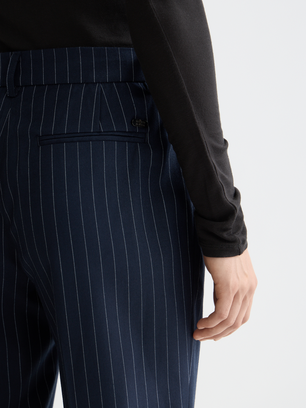 Essentials LOWRY PANT - NIGHT BLUE PINSTRIPE