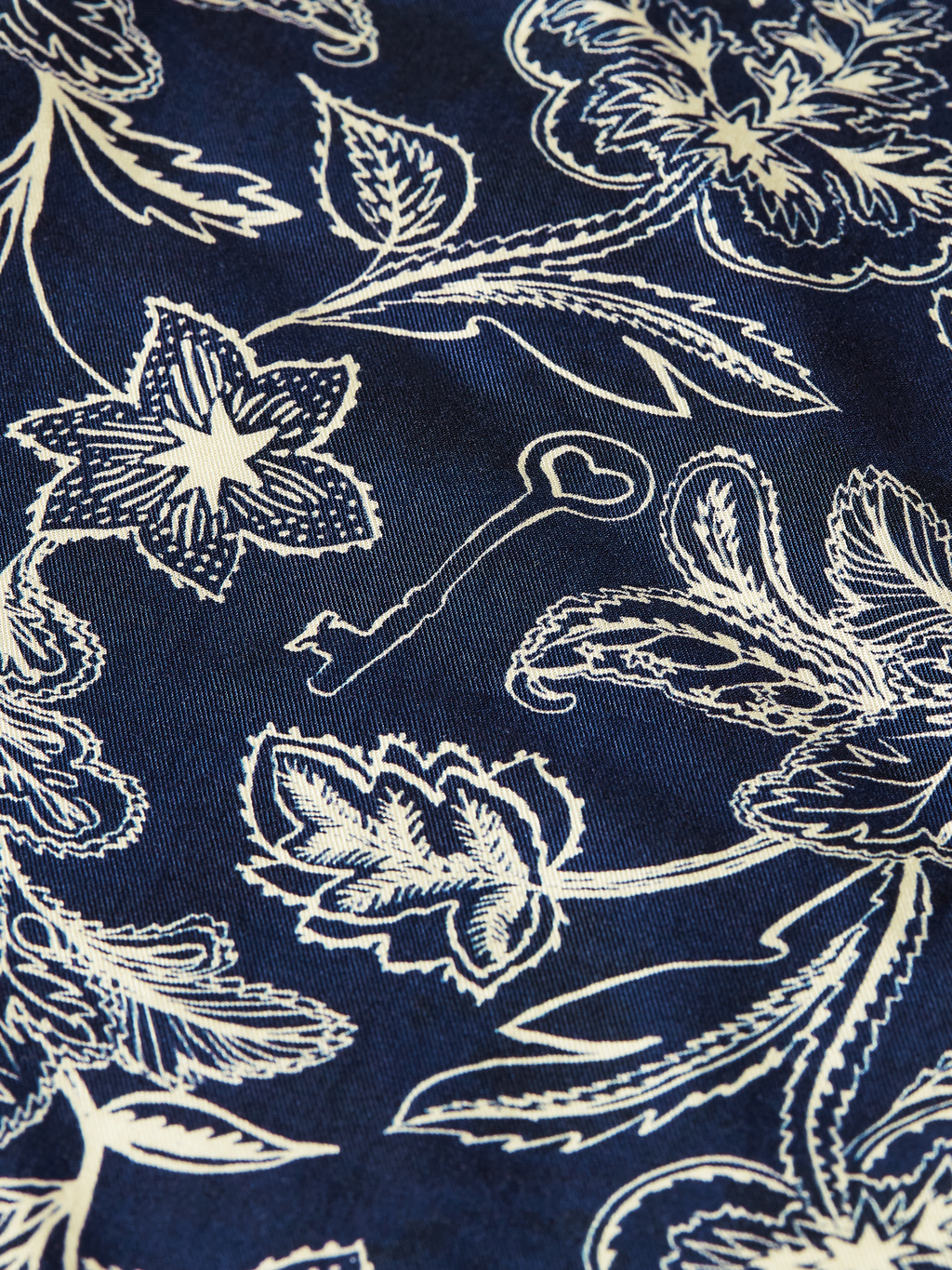 Eleni printed high rise wide leg pants