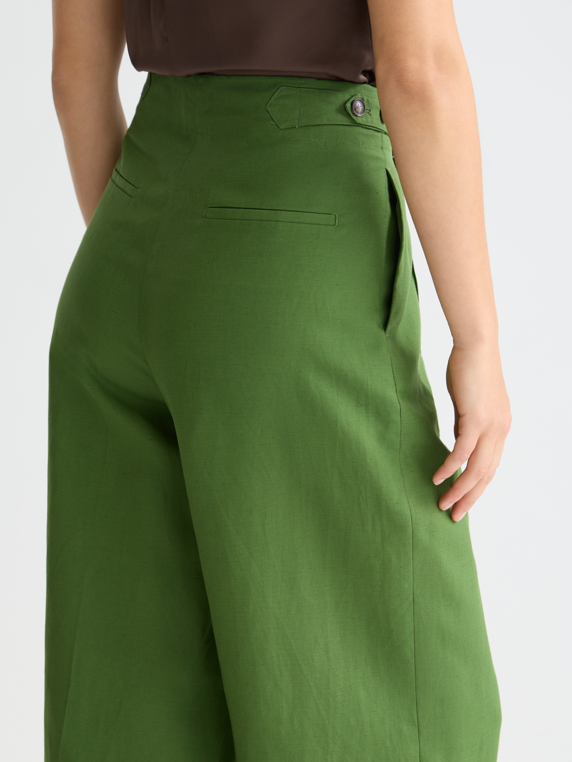 Lou - Lyocell high rise wide leg pants