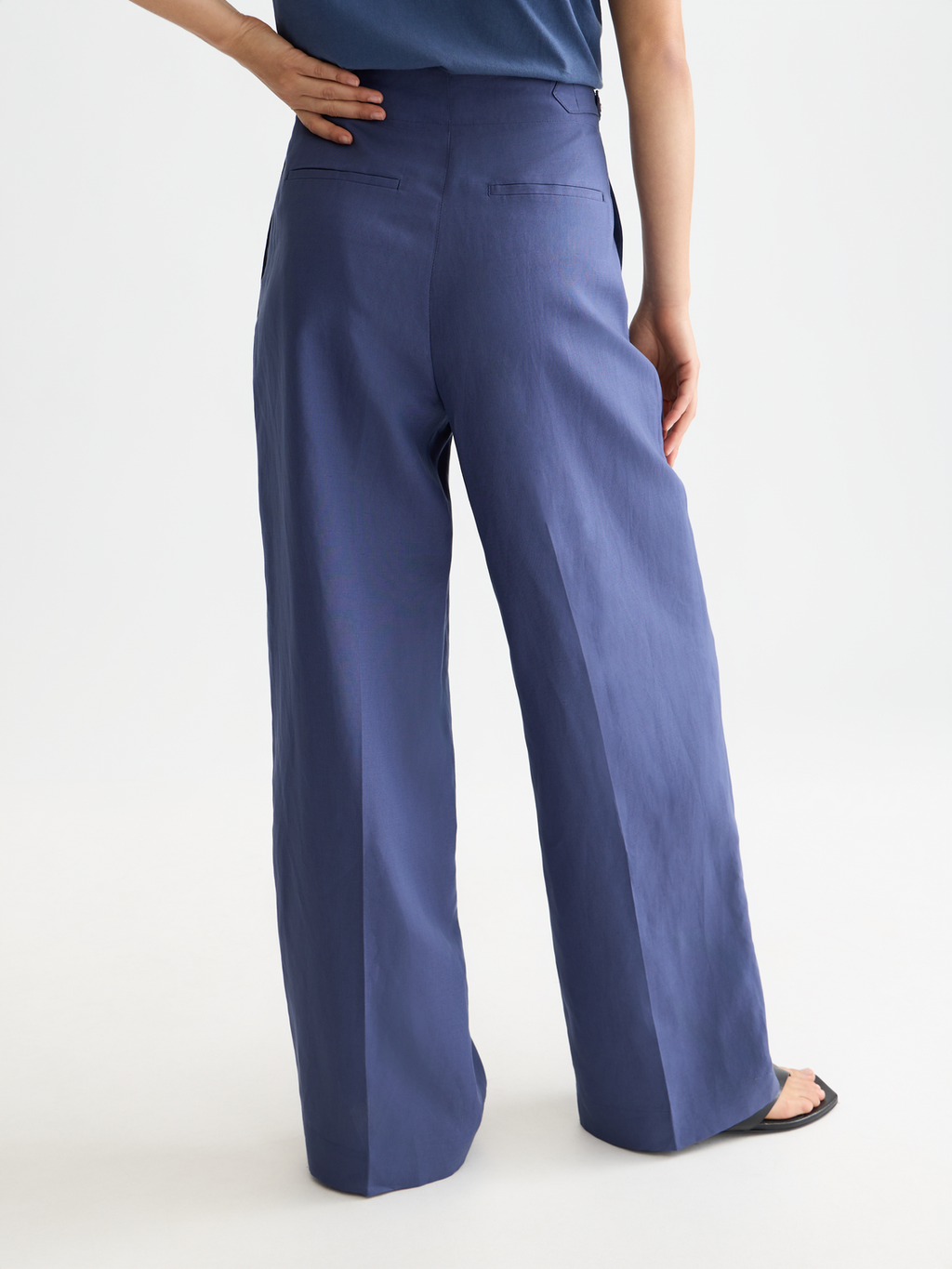 Lou - Lyocell high rise wide leg pants