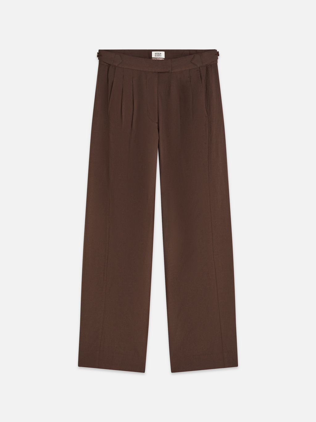 Quinn - mid rise wide leg linen cotton pants