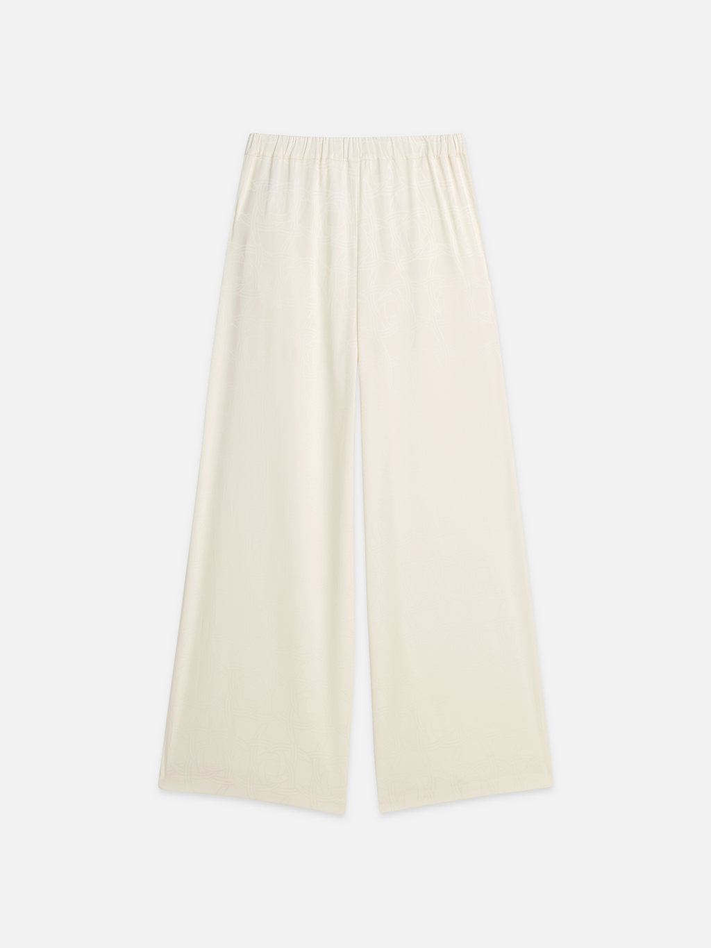 Eleni jaquard high rise wide leg pants