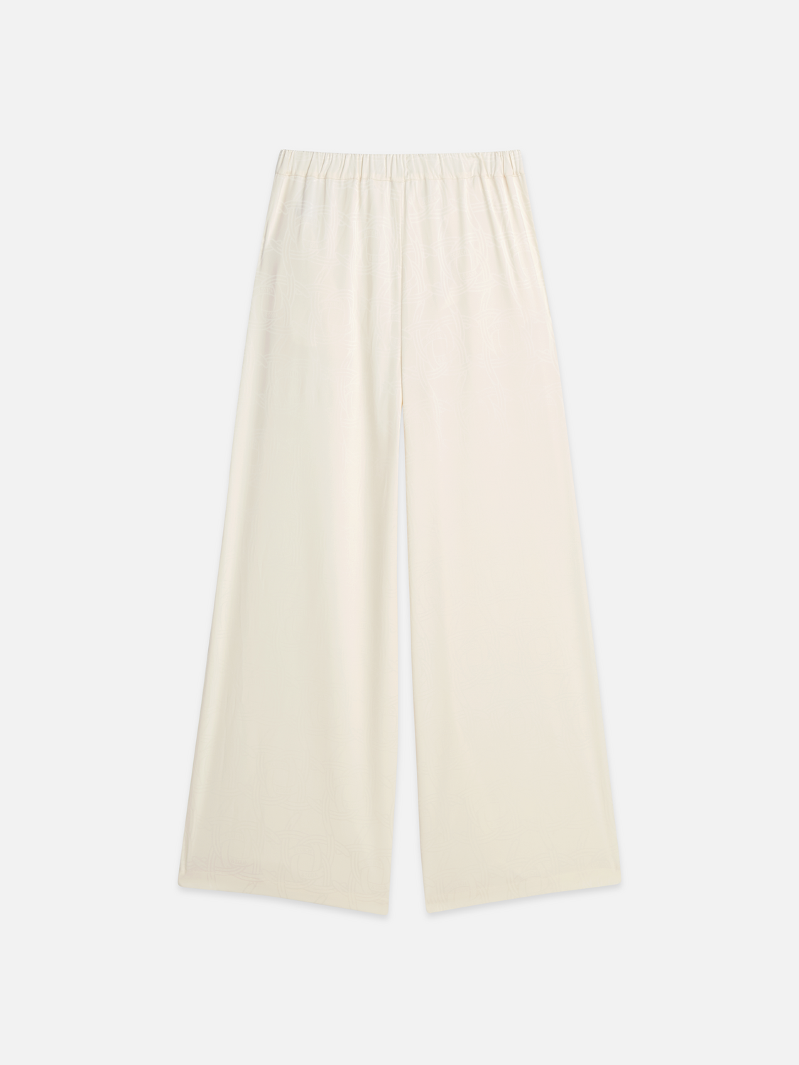 Eleni jaquard high rise wide leg pants