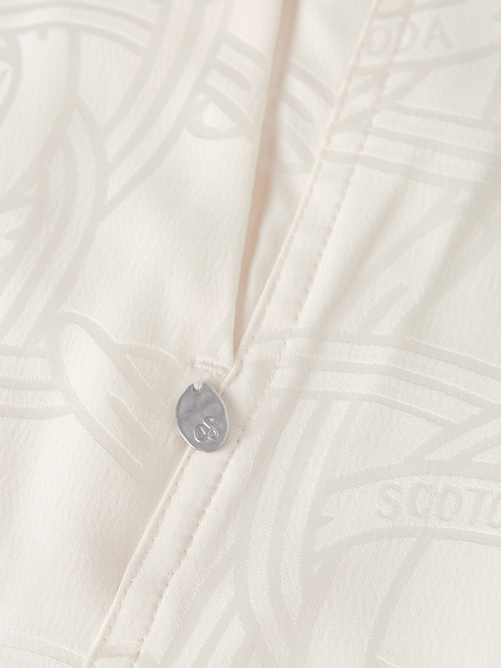 Eleni jaquard high rise wide leg pants