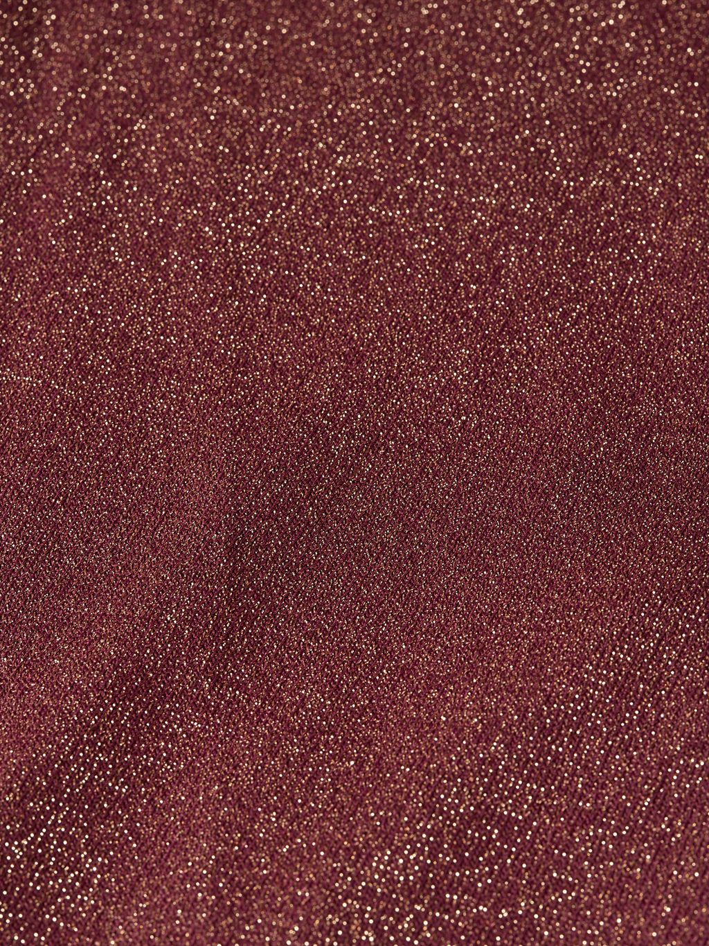 Metallic pointelle knitted trousers