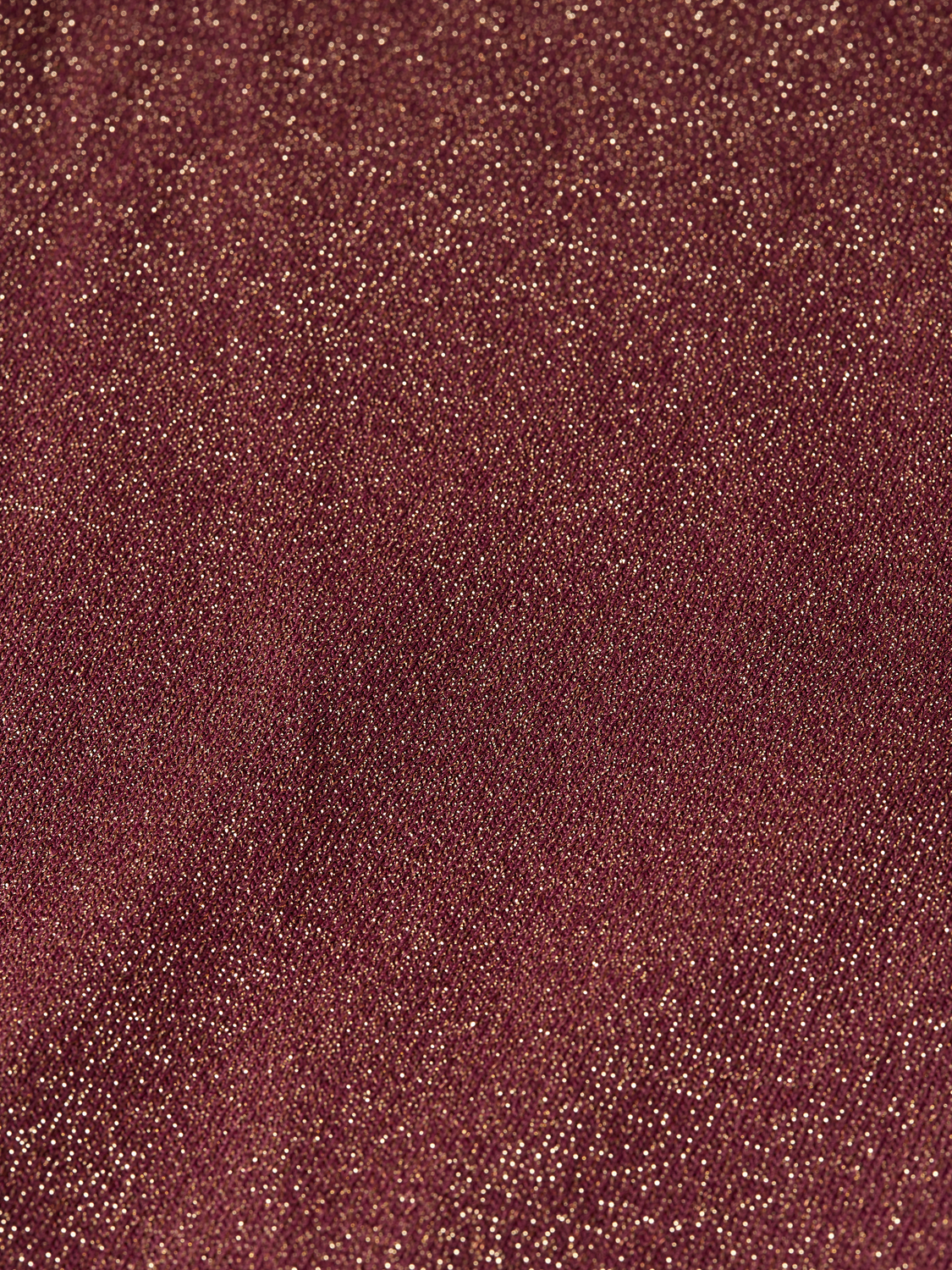 Metallic pointelle knitted trousers