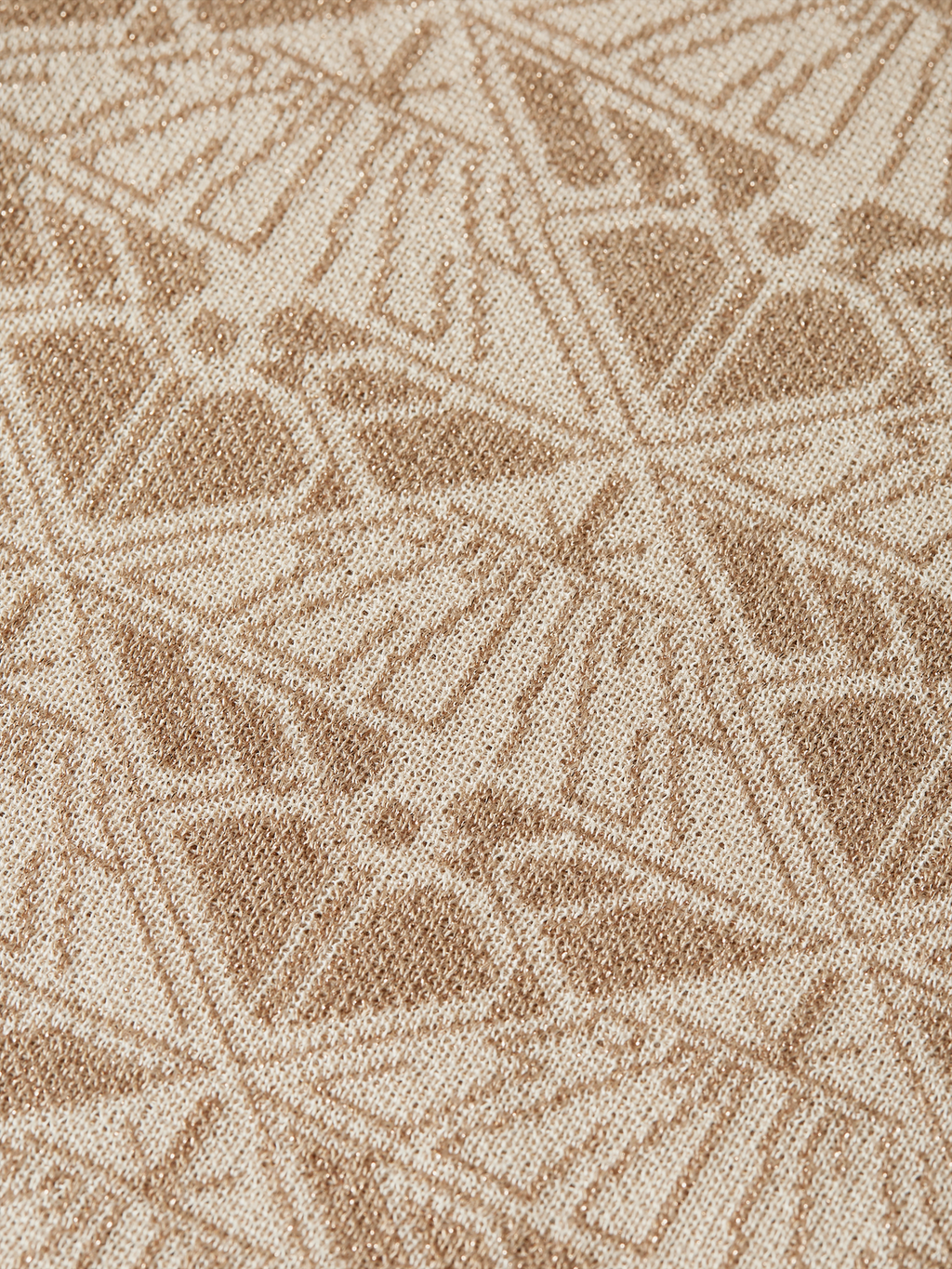 Monogram jacquard knitted trousers