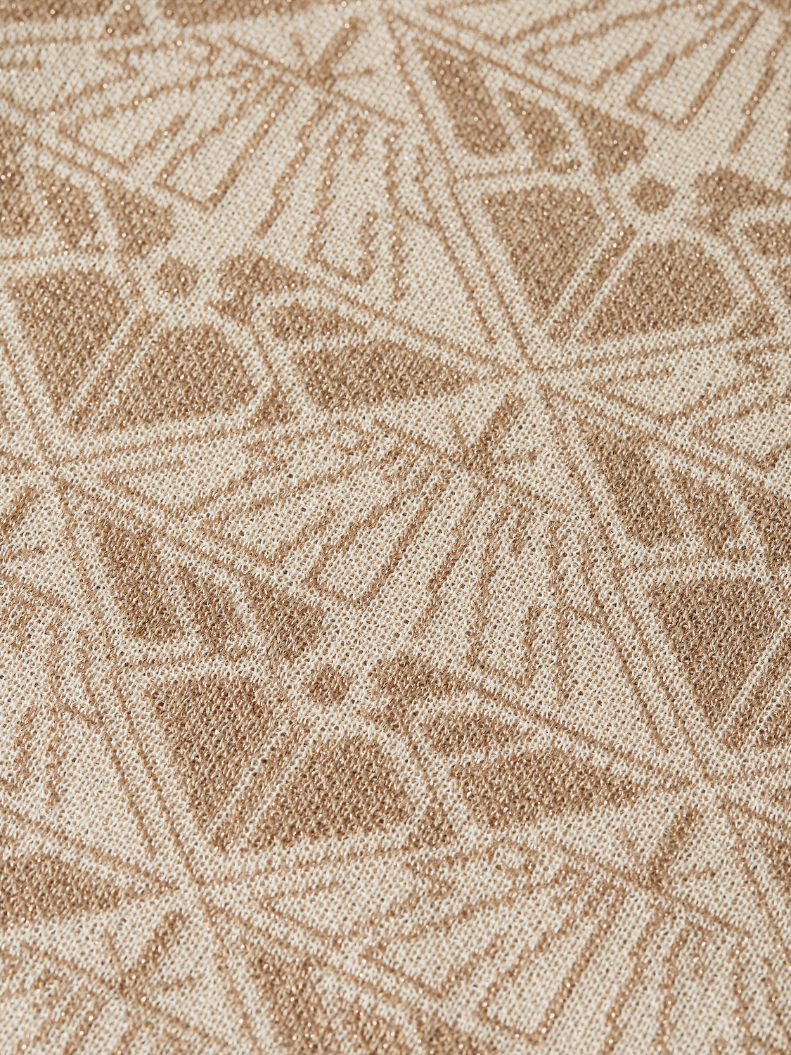 Monogram jacquard knitted trousers