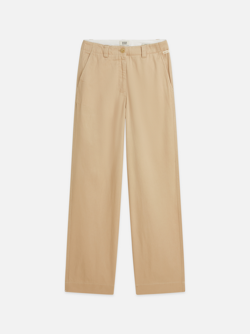 Cleo high-rise wide-leg workwear pants