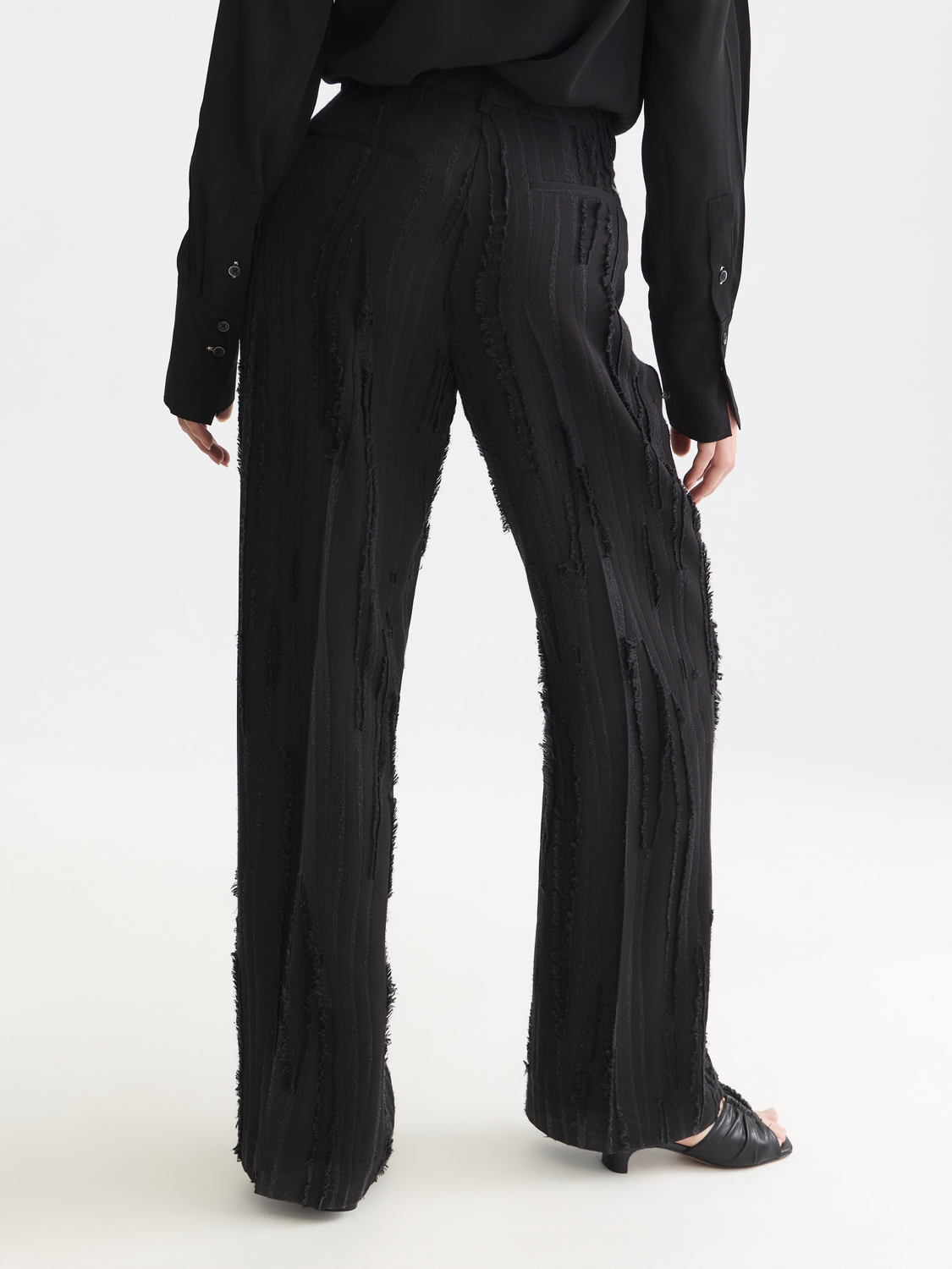 Edie high-rise wide-leg pants