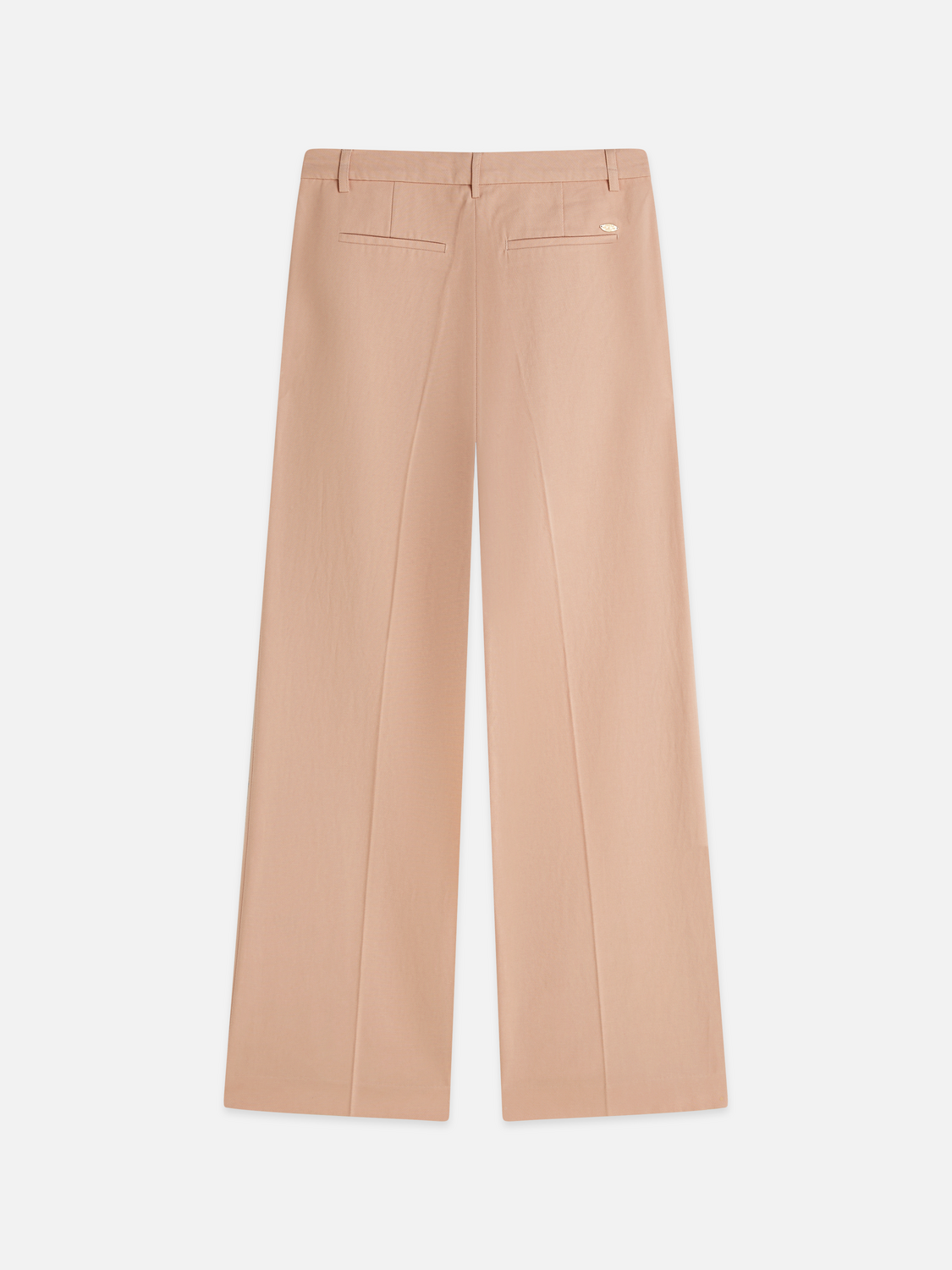 Edie high-rise wide-leg gabardine pants