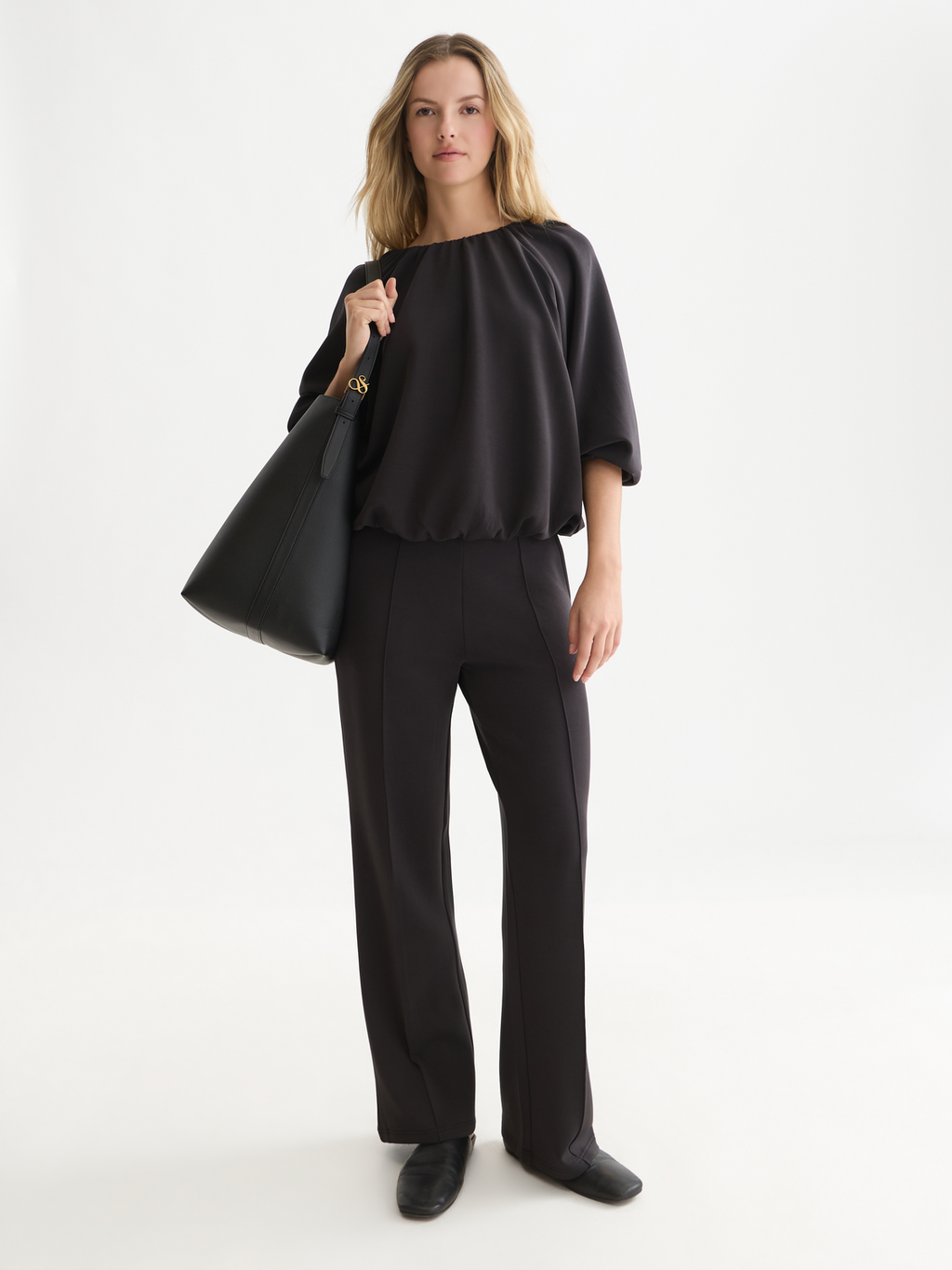 Lyocell-Blend Tailored Sweatpant