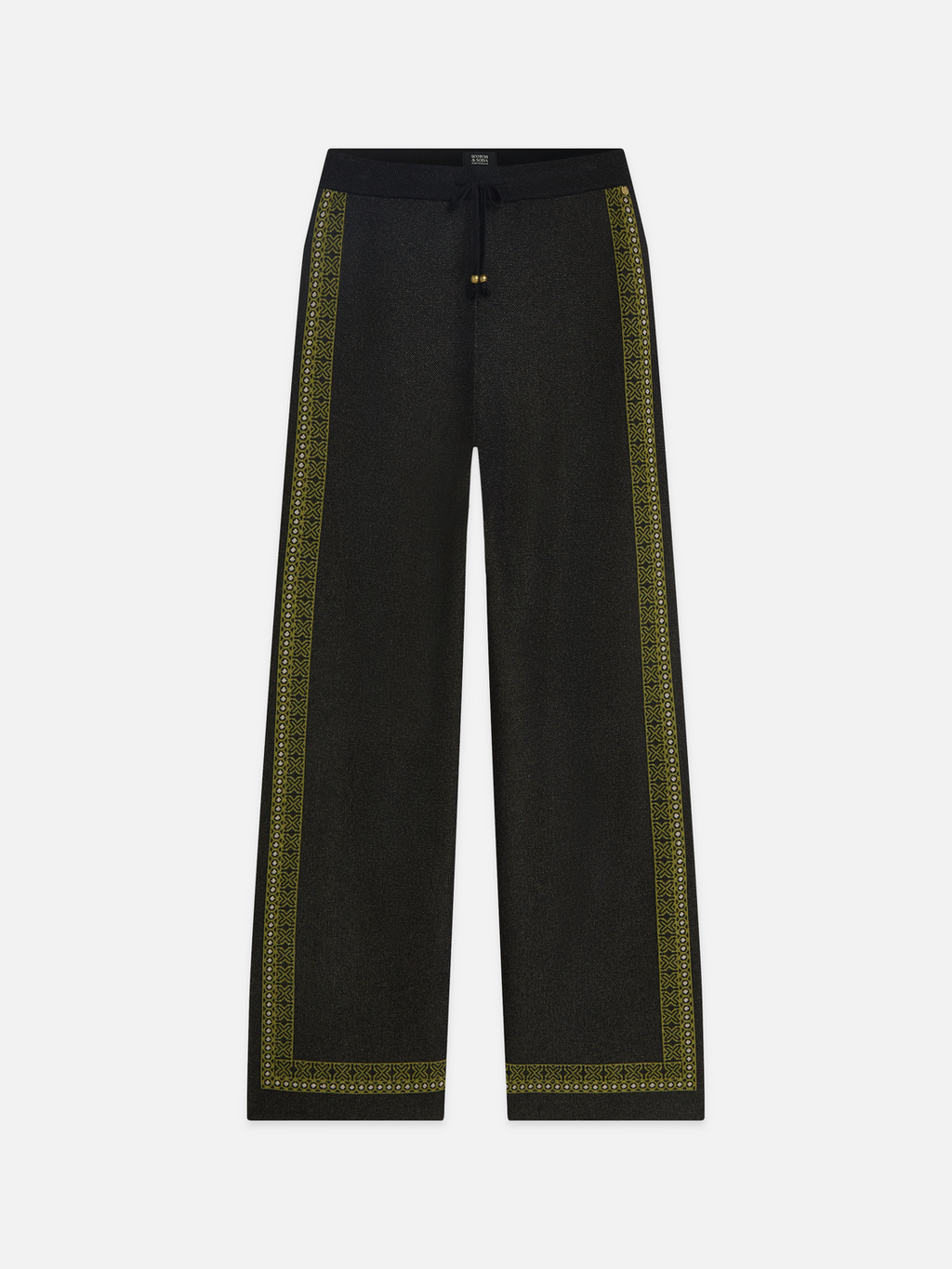 Jacquard Knit Relaxed Pant