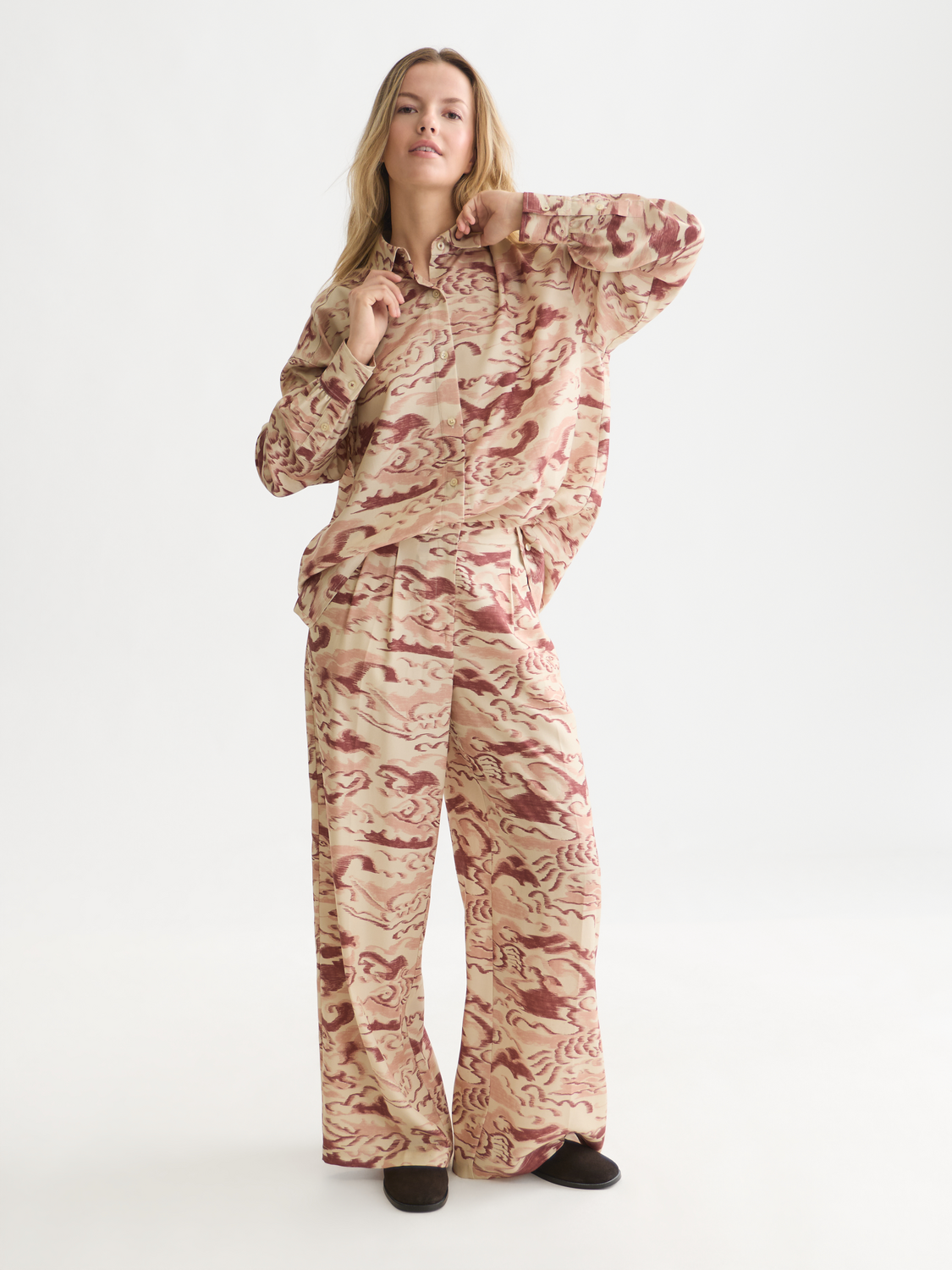 The Eleni Lyocell High-Rise Wide-Leg Pant