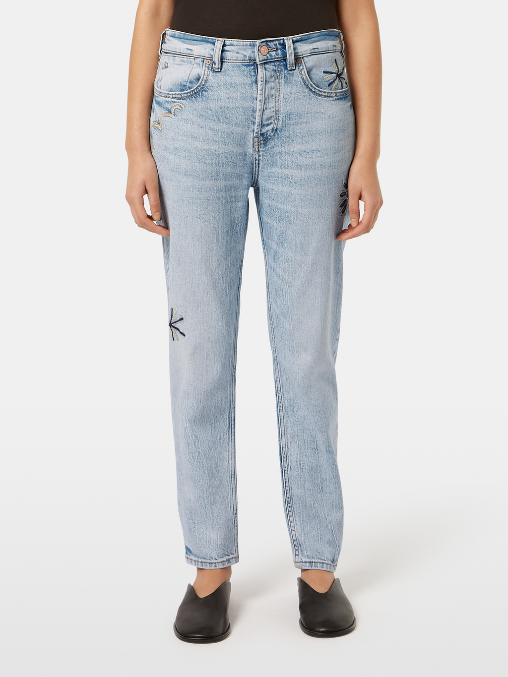 The Buzz Embroidered Denim