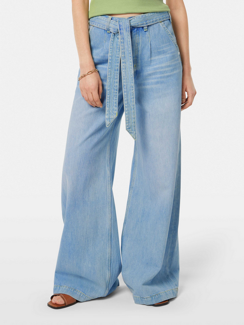 The Wave wide leg jeans   Luna blue Light