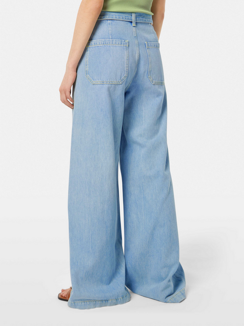 The Wave wide leg jeans   Luna blue Light