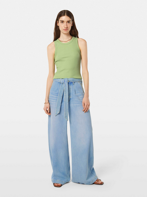 The Wave wide leg jeans   Luna blue Light