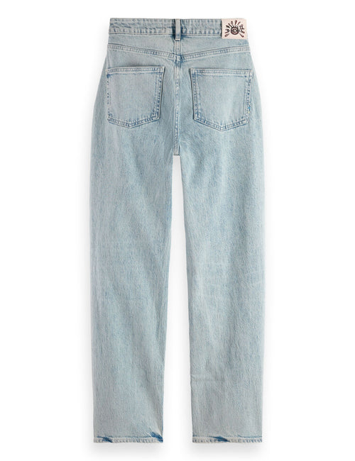 Sky high rise straight jeans   Blue Story