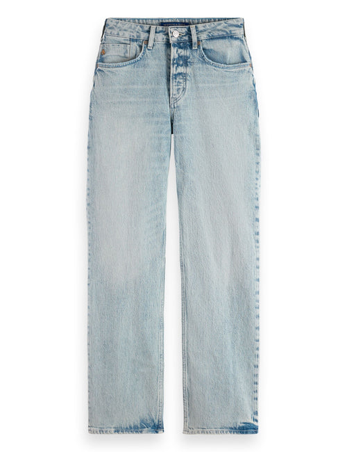 Sky high rise straight jeans   Blue Story