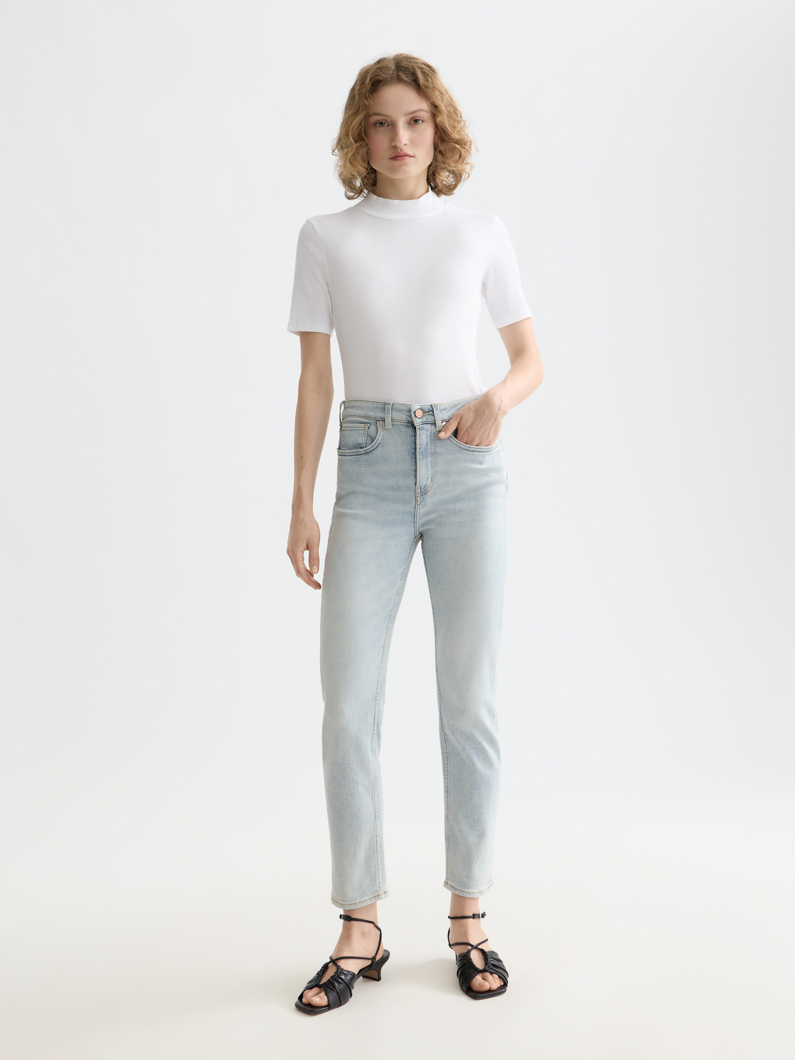 CORE High Five super stretch slim jeans - Takedown Blue