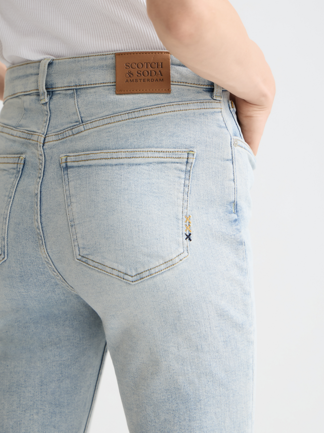 CORE High Five super stretch slim jeans - Takedown Blue