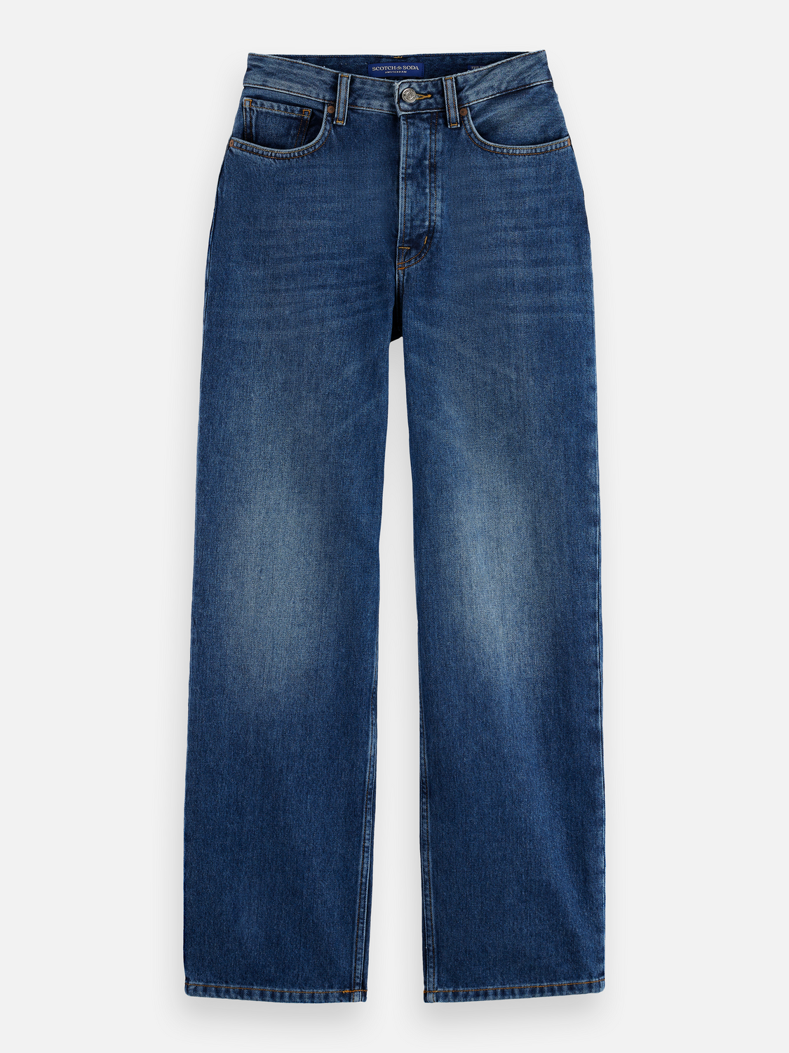 Ripple straight jeans — Absolute Blue