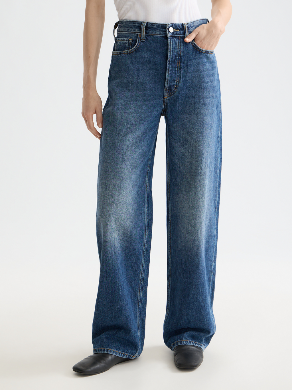 Ripple straight jeans — Absolute Blue