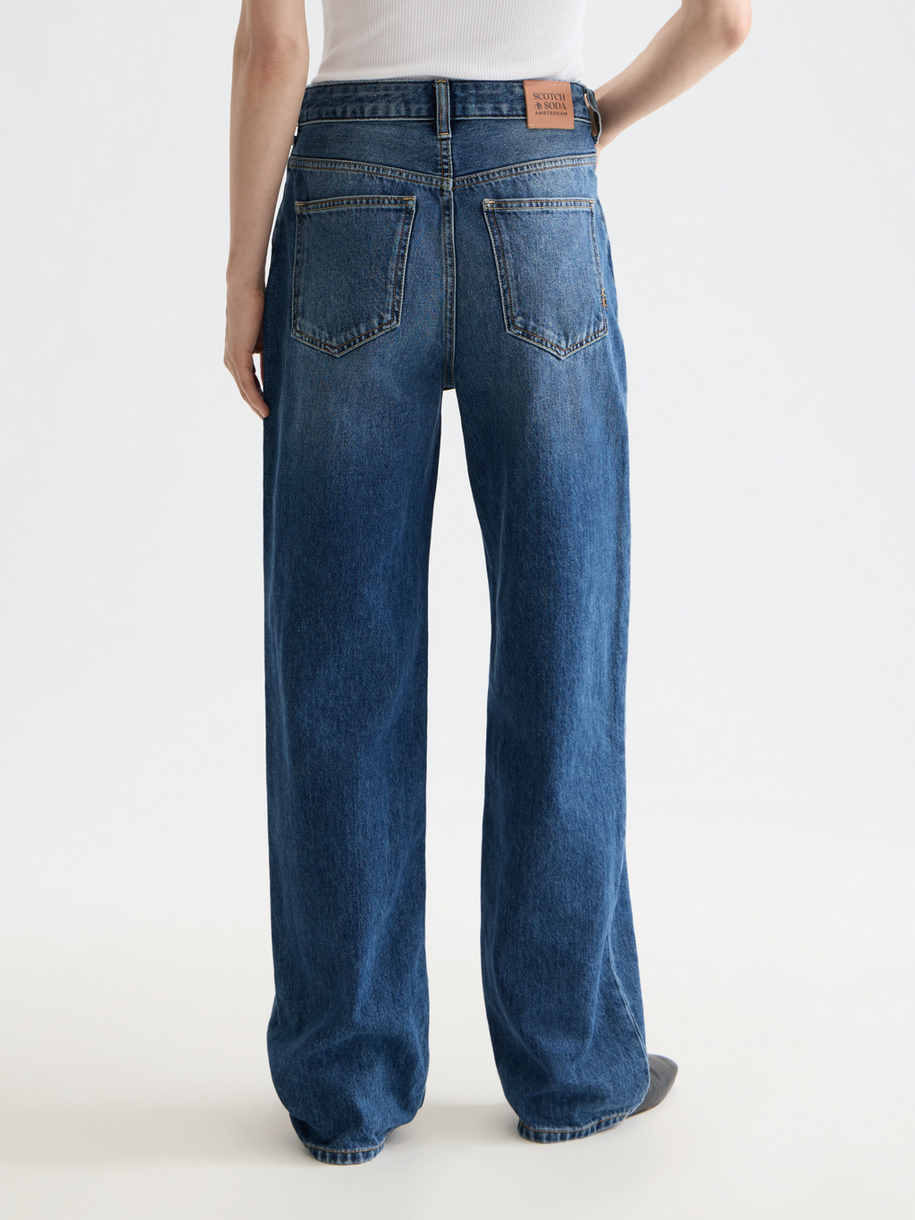 Ripple straight jeans — Absolute Blue