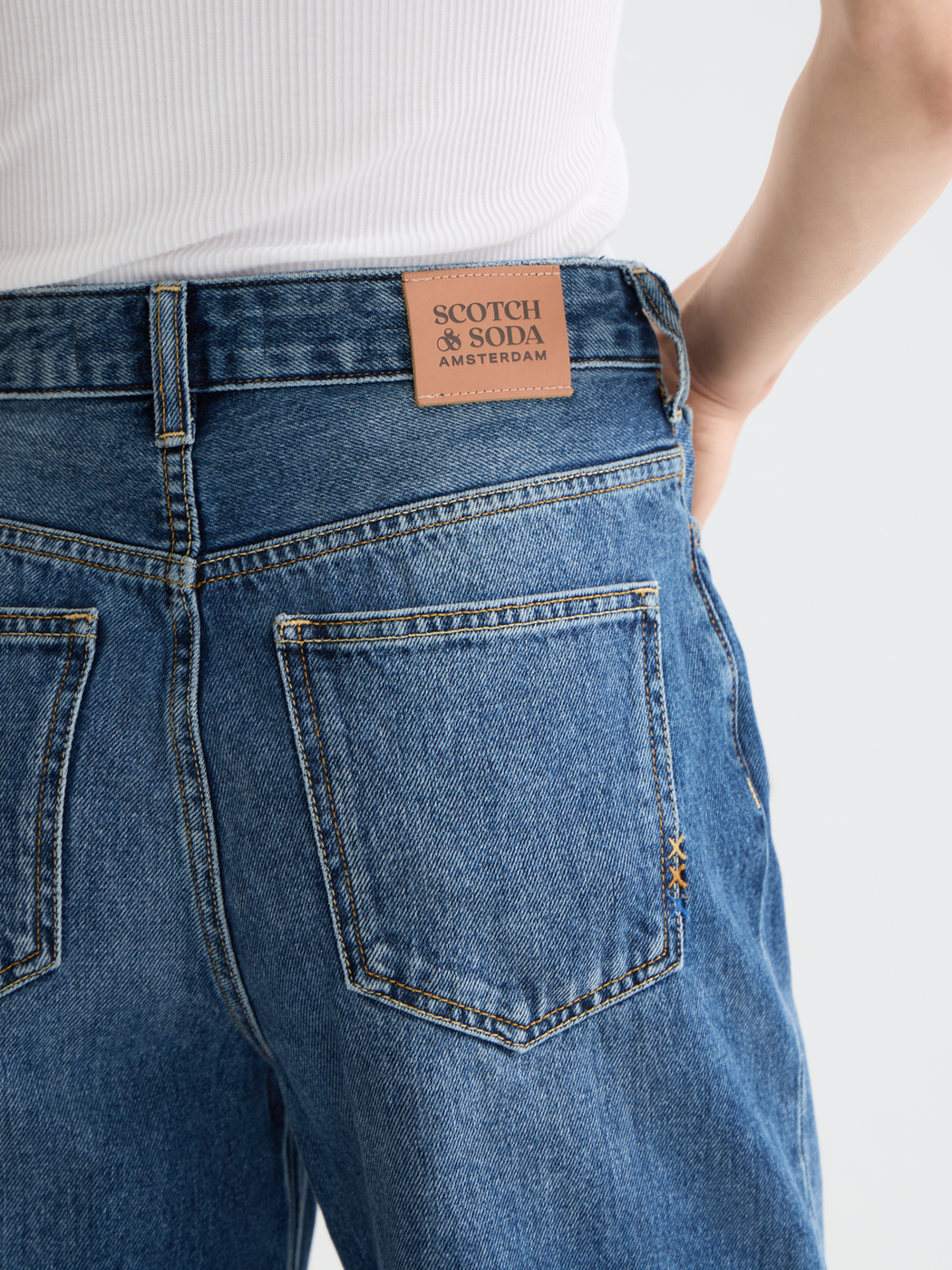 Ripple straight jeans — Absolute Blue – Scotch & Soda Amsterdam