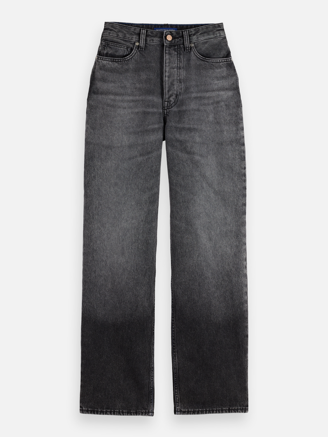 Ripple straight jeans — Absolute Black