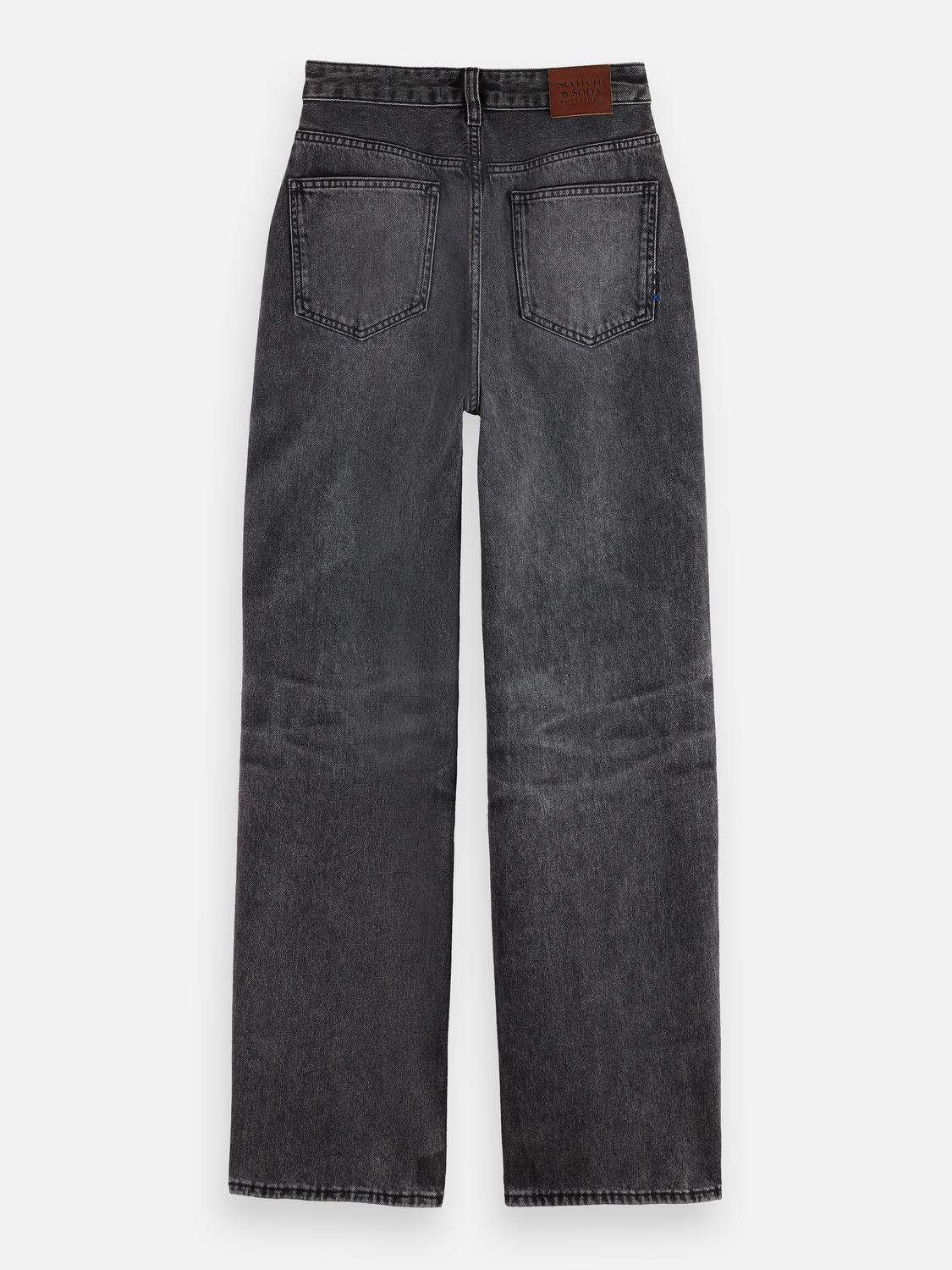Ripple straight jeans — Absolute Black