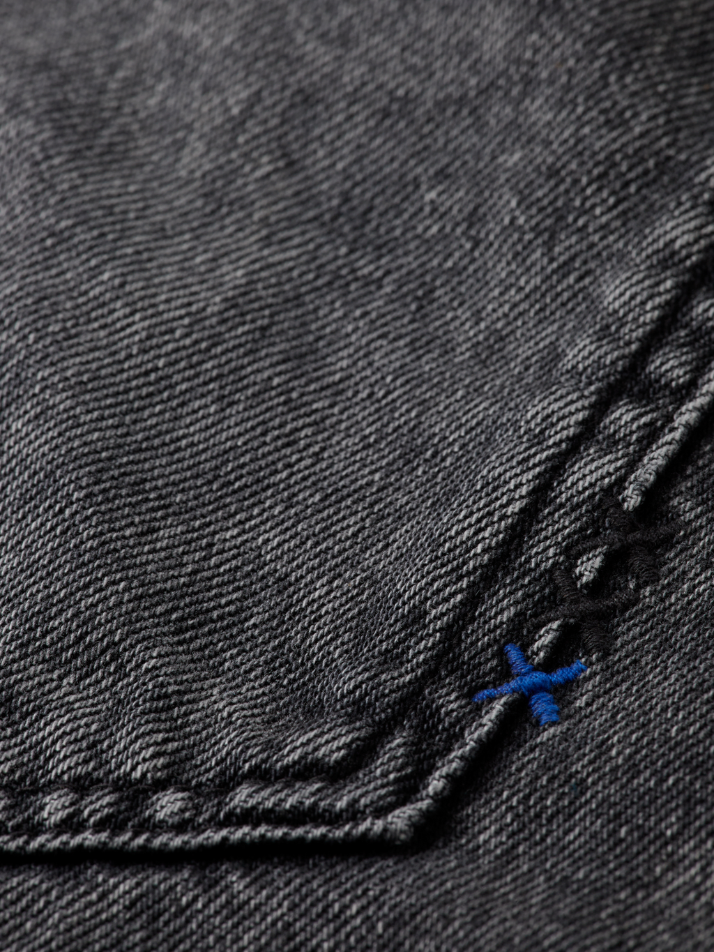 Ripple straight jeans — Absolute Black