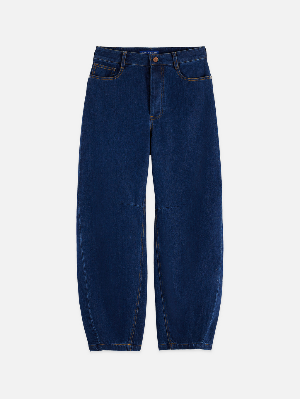 The Loop high rise barrel denim