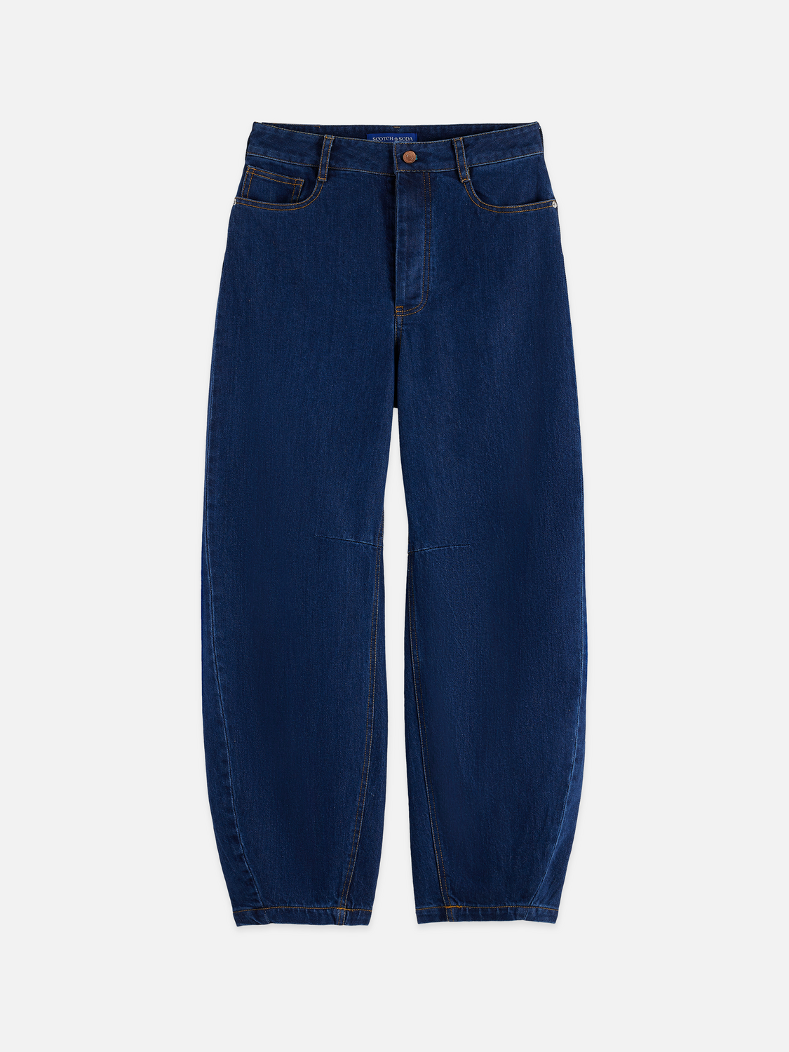 The Loop high rise barrel denim