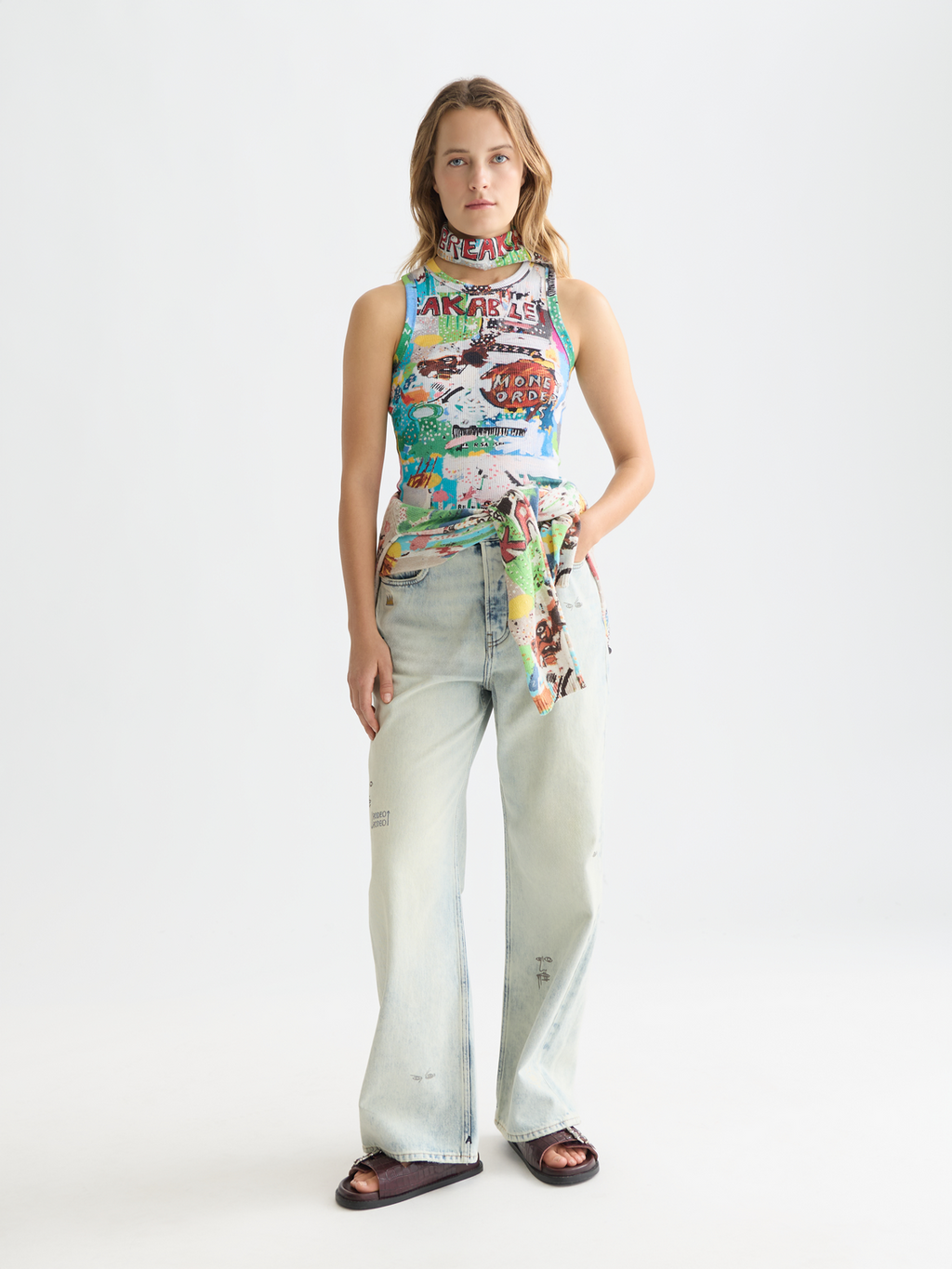 Basquiat The Deep loose jeans