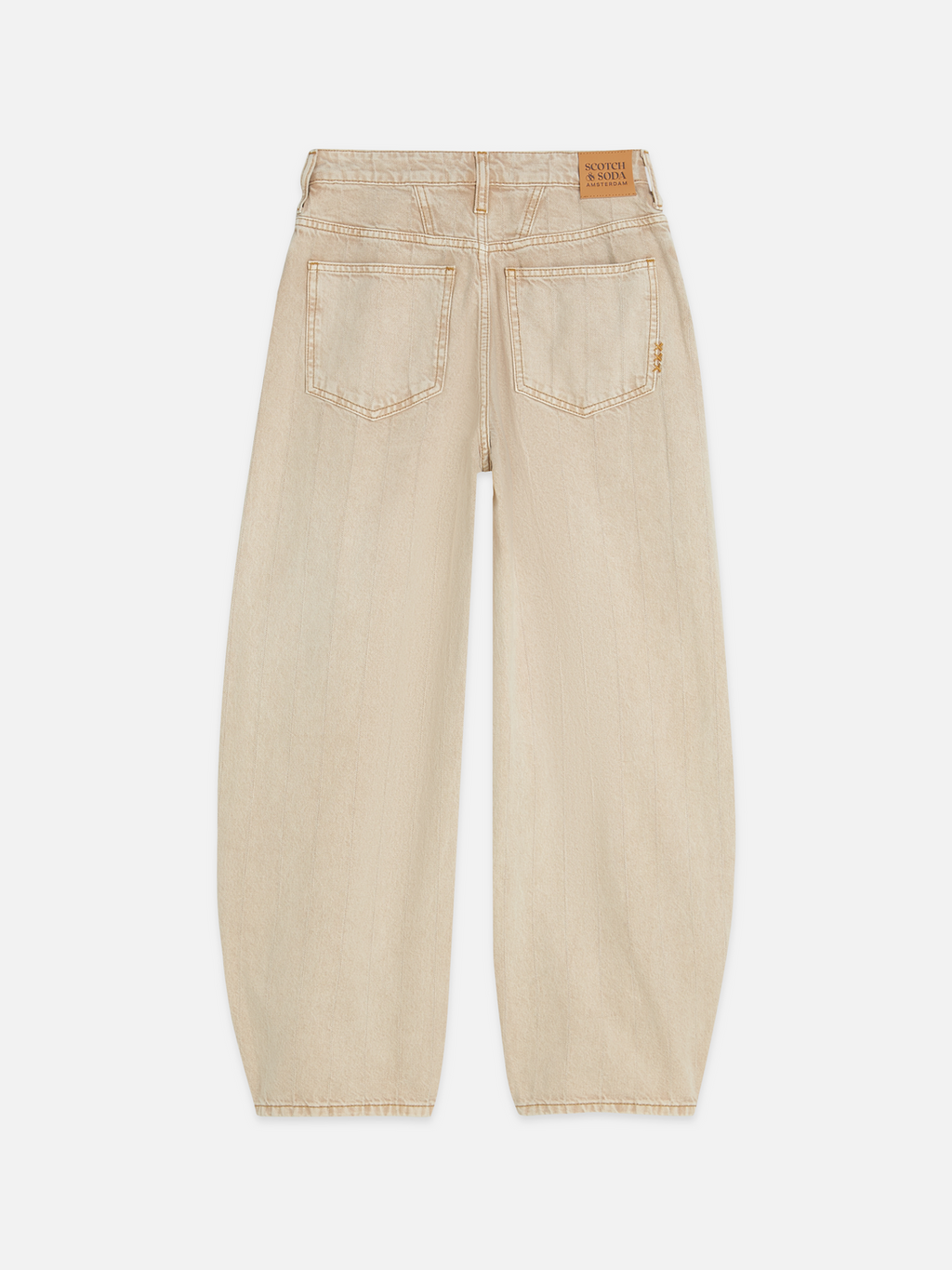 The Loop high rise barrel denim